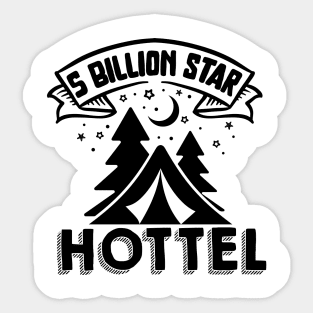 5 billion star hottel Sticker